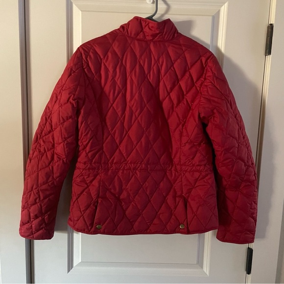 Eddie Bauer Red Quilted Utility Jacket - Picture 4 of 12